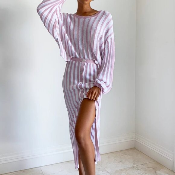 Babaton 1-01 Knit Maxi Skirt - Picture 7 of 11